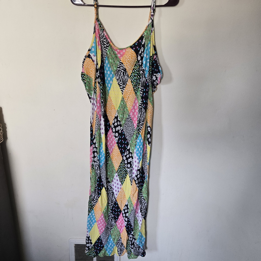 Rixo Boho Patchwork Indie Whimsical Flowy Floral … - image 1